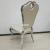 Simple stainless steel chair customized European and American fashion dining chair high-end hotel party wedding chair