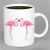 Flamingo Discoloration Cup Heat Transfer Coating Coffee Cup Creative Ceramic Mug