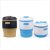 Silica gel compression cup retract silica gel cup small mini portable easy to go out with advertising silica gel kettle