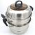 Stainless steel steamer three layer steamer top grade gift steamer double bottom combination steamer