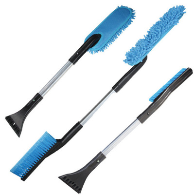Three - in - one detachable car snow removal snow shoveling brush and long handle snow removal tool car snow shovel