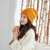 Knit hat women fall /winter wool solid color warm double thick Korean version jogo large size baotou head cap