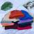 The new knitted hat is pure color double layer knitted cold hat