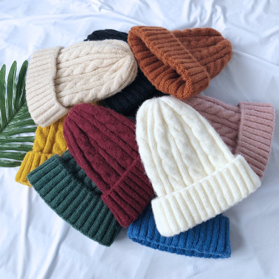 Sweater hat warm knit hat for men and women