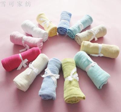 70*90 cotton ring spinning dong dong blanket for infants and children breathable blanket cover is exported to Taiwan