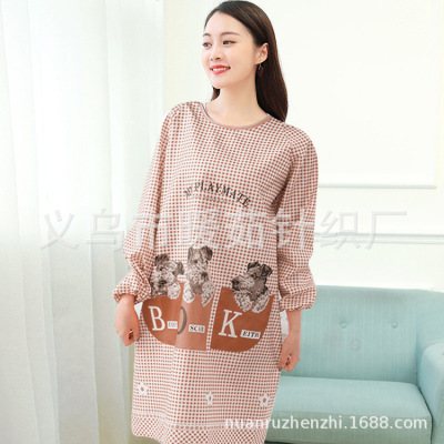 Thickened plus Size Extra Long Three Dogs Overclothes with Sleeves OK Dog plus-Sized Apron Specialty Adult Reverse Wear Custom Logo