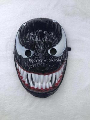 Venom Mask Halloween Mask Holiday Dress up Mask Pp Plastic Mask Clown Mask Factory Direct Sales
