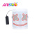 Cotton Candy Luminous DJ Mask Marshmello Music Festival Mask Cos Nightclub Bar Performance Props party supplies