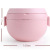 Environmentally friendly wheat lunch box multi - functional demands lunch box 750 ml round handle bento box manufacturers direct sales