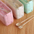 Natural environment-friendly plastic lunch box wheat straw lunch box seal leakproof 900ml three-layer plastic bento box fork spoon two