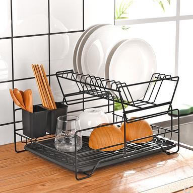 Kitchen shelving bowl rack asphalt rack chopsticks rack single layer bowl shelf