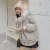 Autumn /winter down jacket for women loose fashion super popular ins bread suit fat MM jacket web celebrity douyin the same style