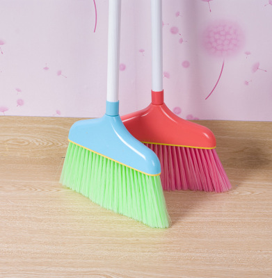 Plastic handle broom household cleaning dustpan set