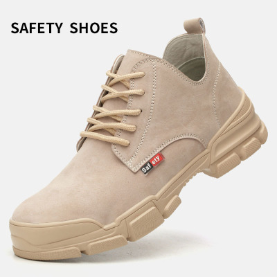 Cross-boundary labor protection shoes steel baotou summer breathable anti-odor light anti-hit anti-stabbing casual safety site shoes