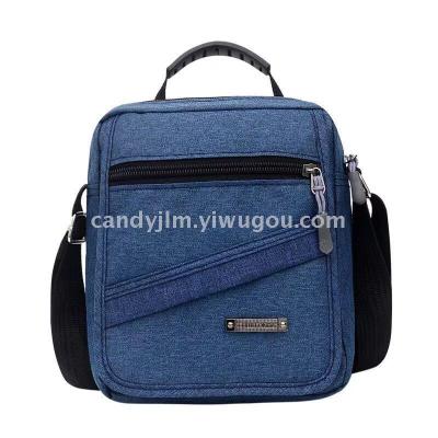 Summer 2019 new men's shoulder bag crossbody bag nylon cloth men's bag casual sports lightweight small backpack men