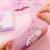 Japanese and Korean New Creative Pinkpig A5 File Bag Korean Cute Girl Heart Ring Zipper Pencil Bag