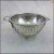 DF27007 tri-hair stainless steel kitchen tableware hotel utensils double ears punch basket wash rice sieve