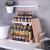 Manufacturers direct kitchen supplies plastic shelf shelf knife rack different-shelf oil salt sauce container wholesale