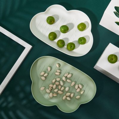 Douyin is the same style fanduo plastic fruit plate creative dried fruit snacks tray