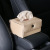 Vehicle-mounted folding style paper towel box automobile seat type drawing box chair back hanging creative armrest box fixed multi-function
