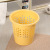 Creative daily trash can office use toilet plastic sanitary bucket to collect circular trash can
