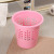 Creative daily trash can office use toilet plastic sanitary bucket to collect circular trash can