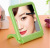 Princess Makeup Mirror Candy Color Plastic Desktop Makeup Bedroom Mirror Multi-Purpose Hanging Mirror Bathroom Towel Mirror