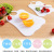 Plastic white Cutting board non-toxic mildew proof kitchen opposite sex PP Cutting board Cutting board