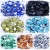 Mixed Sizes 1000pcs Many Colors Round Acrylic Loose Flatback Rhinestones Nail Art Crystal Stones For Wedding Clothing