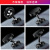 Aluminum Alloy New Car Magnetic Phone Holder Luminous 720 Degree Rotating Sucker Magnetic Double Ball Mobile Phone Holder