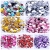 Mixed Sizes 1000pcs Many Colors Round Acrylic Loose Flatback Rhinestones Nail Art Crystal Stones For Wedding Clothing