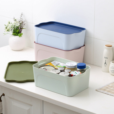 Japanese style plastic storage box dustproof furniture multifunctional storage box plastic proof storage box