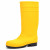 Italian yellow rain boots, anti-knock, stable-proof and anti-static rain boots, oil field boots, European and American shoes