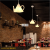 Post-modern LED single head teapot chandelier teahouse tea restaurant resin teapot bar chandelier creative fashion 
