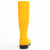 Italian yellow rain boots, anti-knock, stable-proof and anti-static rain boots, oil field boots, European and American shoes