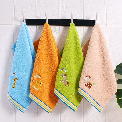 Manufacturers direct children 's towels customized logo cotton cartoon express soft absorbent adult face towels wholesale