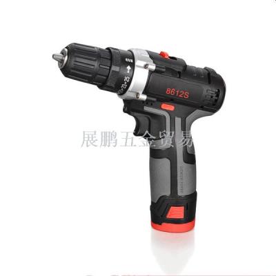 Multifunctional Lithium Battery Charging Electric Hand Drill Electric Screwdriver Household Hardware Tools 8612S