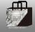 Printed Black Three-Dimensional Non-Woven Bag Ad Bag Shopping Bag Duffel Bag