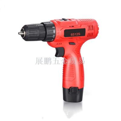 Multifunctional Lithium Battery Charging Electric Hand Drill Electric Screwdriver Household Hardware Tools 6512S