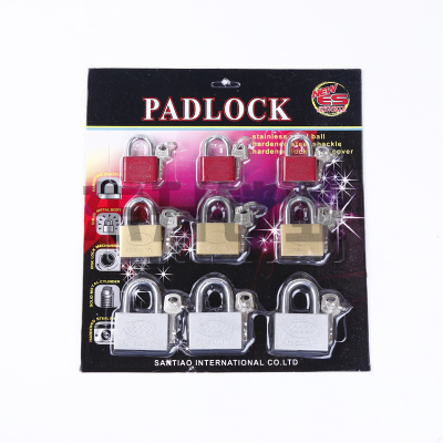 Stainless Steel Lock Open Padlock Outdoor Lock Gate Lock Waterproof Anti-Rust Anti-Pry Lock Security Lock