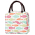 Insulated Lunch Bag Thermal Stripe Tote Bags Cooler Picnic Food Lunch box bag for Kids Women Girls Ladies Man Children