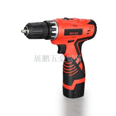 Factory Direct Sales Lithium Battery Charging Electric Hand Drill Electric Screwdriver Household Hardware Tools 8816S