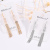 925 Silver Korean Style Long XINGX Wind Chimes Earrings Exaggerated Artificial Crystal Pearl Flower Earrings Factory Wholesale