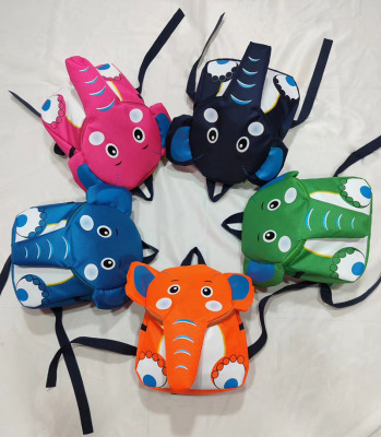 Elephant kindergarten children canvas waterproof bag boys and girls snacks backpack cartoon cute backpack