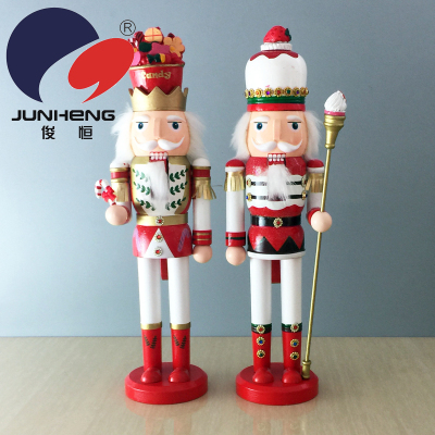 Junheng Walnut Soldier Hand-Painted Wooden Nutcracker Wooden Craftwork Puppet Decoration Decoration Gifts Bj2502