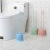 Toilet brush hollow out with base Toilet brush set creative plastic long handle Toilet brush 10 yuan store supply brush