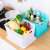 Living room bedroom storage basket cross-border goods plastic bathroom storage box snacks storage basket