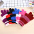 Striped Half Finger Dew Index Finger Knitted Gloves Women's Autumn and Winter Thermal Computer Outdoor Riding Gloves Factory Wholesale
