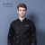 Chef's uniform men's long sleeves catering kitchen cake autumn and winter increase thick uniform Chef white short sleeves
