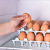 Kitchen products eco-friendly plastic egg tray 20 square egg storage box can be stacked plastic long-distance transport egg box